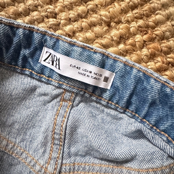 Zara Women's Blue Denim Shorts - Picture 7 of 7